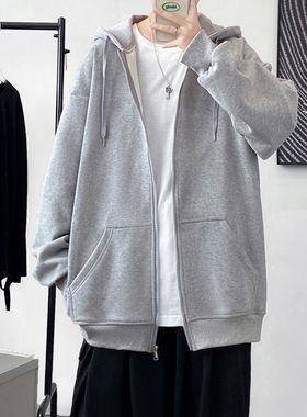 BDLS工作室文艺男女店港风情侣款开衫卫衣学生休闲宽松大码外套春