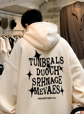 BDLS工作室文艺男女店港风情侣款连帽卫衣男帽衫外套男女情侣款潮