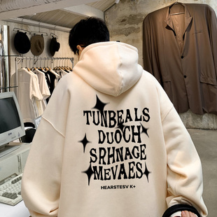 BDLS工作室文艺男女店港风情侣款连帽卫衣男帽衫外套男女情侣款潮