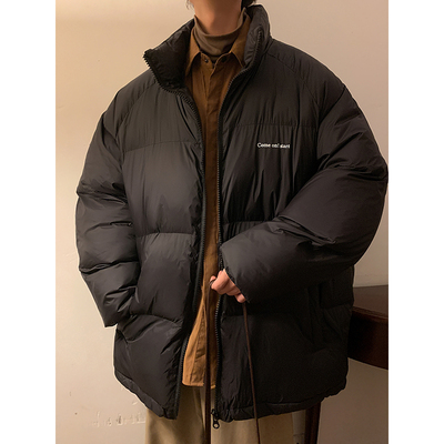 BDLS工作室文艺男女店港风情侣款情侣款加厚羽绒服冬季羽绒衣外套