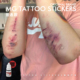 tattoo 影视化拍摄道具创意趣味恶搞运动擦伤图案防水纹身贴纸