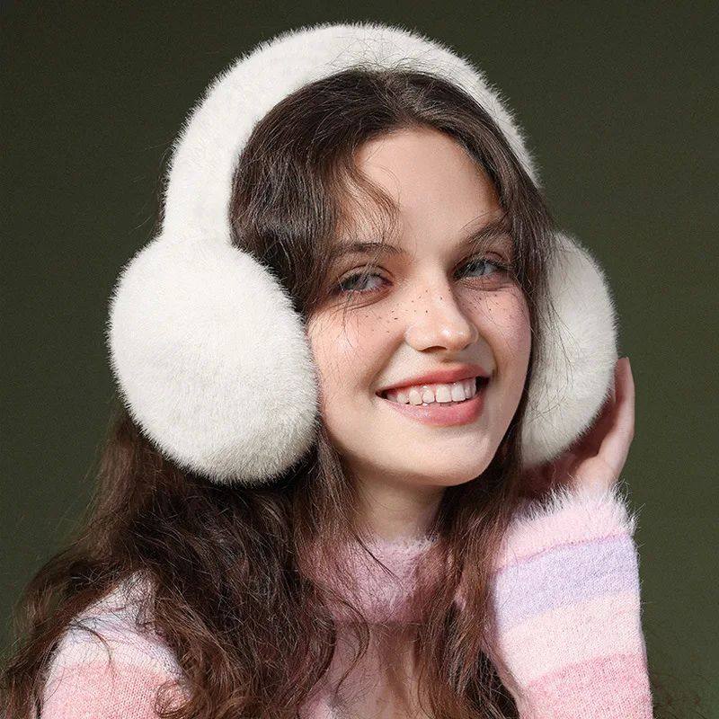 Soft Plush Ear Warmer Winter Warm Earmuffs for Women MenSoli