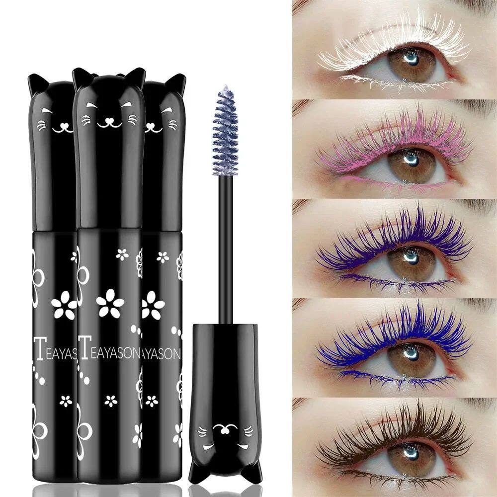 Multicolour Mascara Waterproof Fast Dry Eyelashes Curls Exte