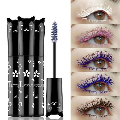 Multicolour Mascara Waterproof Fast Dry Eyelashes Curls Exte