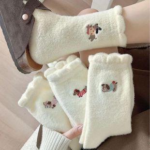 Dreamlikelin1 Pair/4Pairs New Autumn Winter Thick Cute Socks