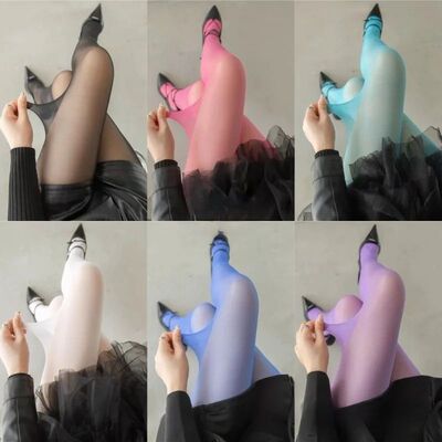 Women Sexy Transparent Stockings Ladies White Green Breathab