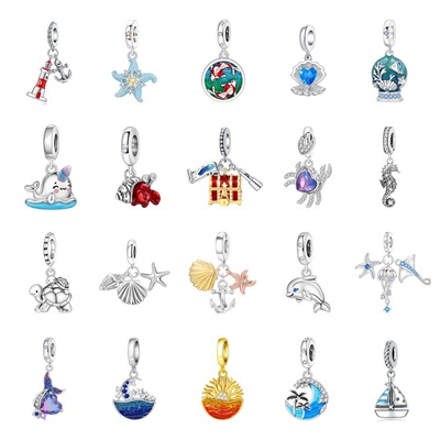 2026 Popular Marine Life Charm Pendant Zhuhai Turtle DIY