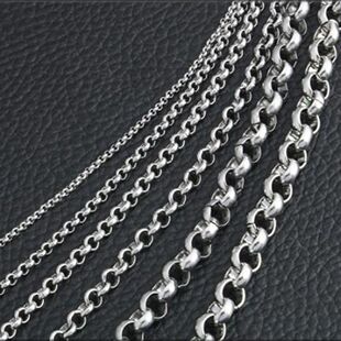 Fashion New Width 2mm-5mm Stainless Steel Round Pearl Chain