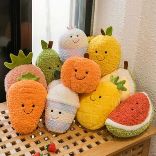 Carrot Pineapple Watermelon Banana Peach Mango Lemon Plush D