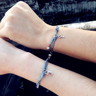 Couple bracelets for women men charm bracelet Friendship Rop