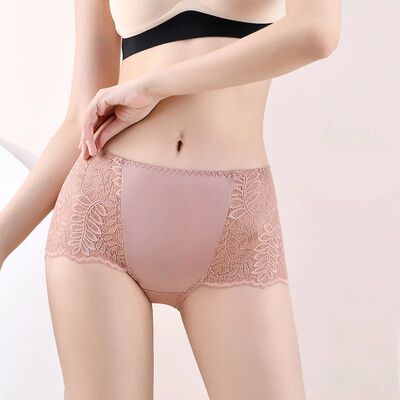 1pcs Sexy Lace Panties Women's Underpants Solid Color Large
