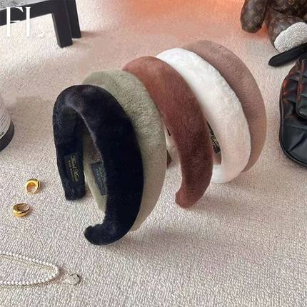 Plush Temperament Hairband Women Makeup Wash Face Headband S