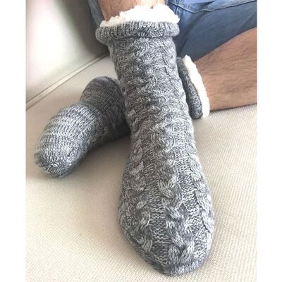 Thermal Socks Mens Winter Warm Home Soft Cotton Thickened Pl