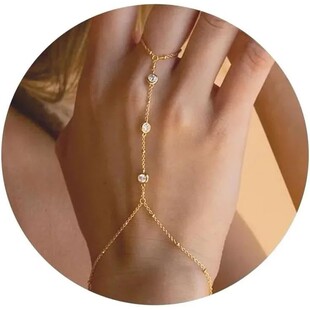 Gold Hand Chain for Women Gold Plated Bracelets for Women Si