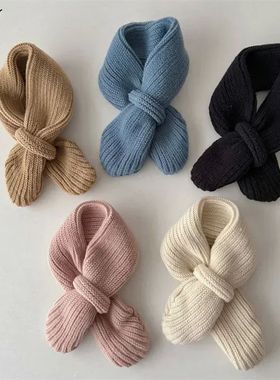 Soft Knitted Kids Scarf Winter Warm Infant Toddler Neck Warm