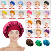 Headband Nightcap Hair Wide Cap Elastic Care Colored brimmed