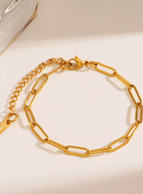 Popular Simple Wind Long Cross Bracelet Ladies Personality H