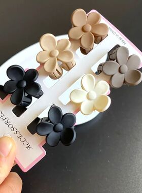 6Pcs NewFlower Hair Claws For Women Small Hair Clips Crab Cl