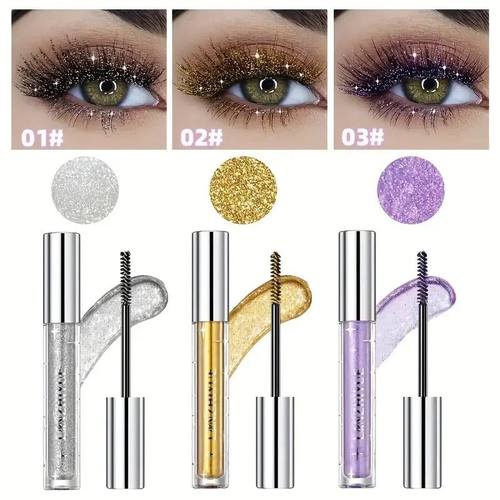 Waterproof Diamond Shine Volume Curl Mascara - Glitter Snow