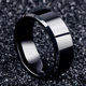 men stainless For Jewelry Women Rings ring Black Charm steel
