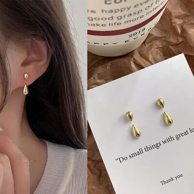 Simple StyleWater Drop Earrings for Women Irregular Geometry