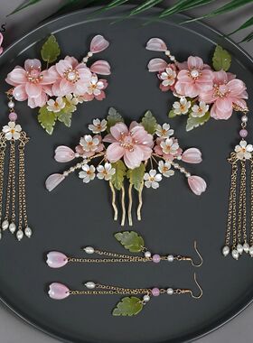 Chinese Hanfu Hair Accessories Set Hair Clip Hairp Haircomb