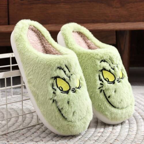 Autumn WinterNew Plus Size Women's Home Slippers Indoor Lazy