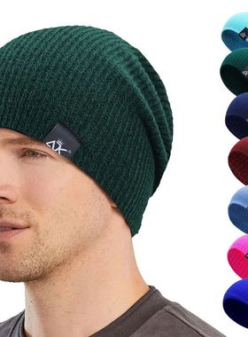 Knitted Hats Winter Unisex Warm Casual Slouchy Hats Outdoor