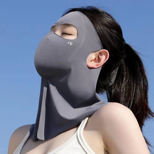 Sun Protection Full Face Mask For Women Driving Cycling Brea