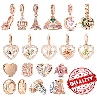 Rose Gold Series 925 Sterling Silver Twelve Constellation Cr