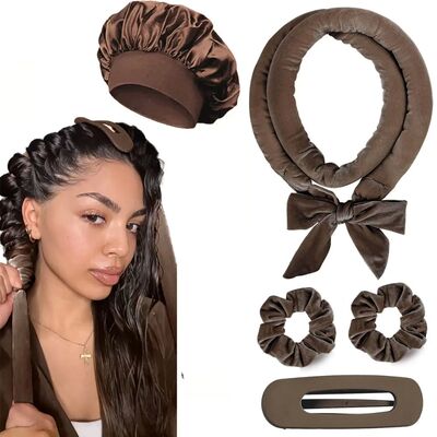 No Heat Hair Rollers Heatless Curling Rod Headband Soft Hair
