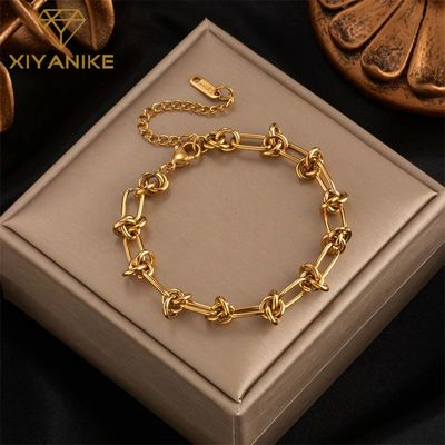 316L Stainless Steel Woman Bracelet New Style Gold Color Rus