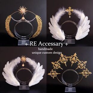 Virgin Mary Halo Queen Tiara Princess Gothic Lolita Crown KC