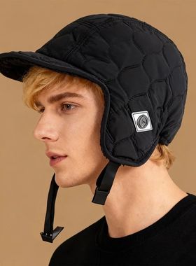 Velvet Lei Feng Hat Unisex Winter Thickened Velvet Lamb Wool