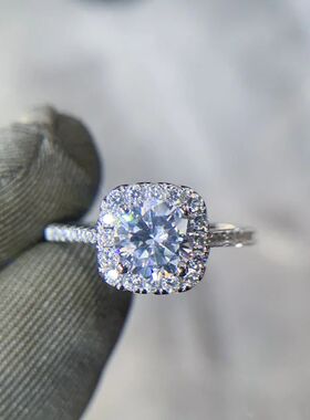 Clear CZ Heart Finger Ring for Women 925 Sterling Silver Wed