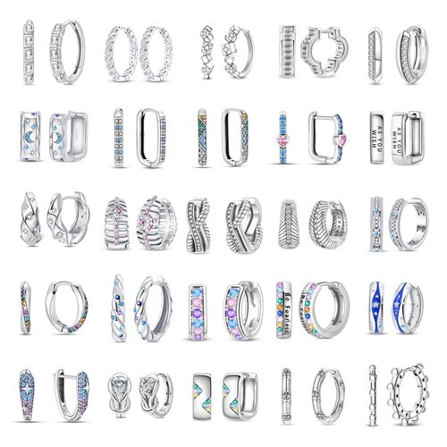 Earrings with simple earrings and diamond studded earrings