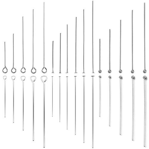 100Pcs/Lot Stainless Steel Headpin Diy Jewelry Accessories E