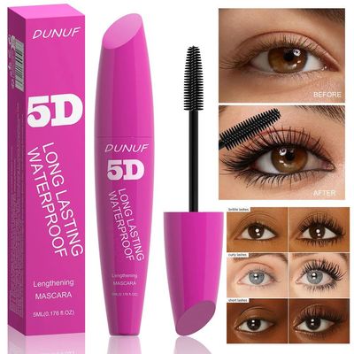 Purple Tube 5D Waterproof Mascara Lengthens Eyelashes Extens
