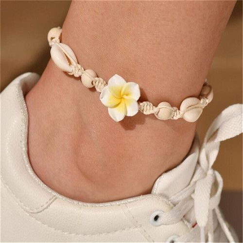 Bohemian Anklet Beach Anklet Charm Women Flower Footchain Su
