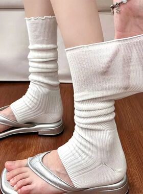 1/3pairs Summer Thin Leg Warmers Foot Cover Ballet Ruffle So