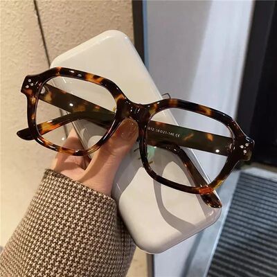 Retro Anti Blue Light Computer Glasses Frame Women Oversized