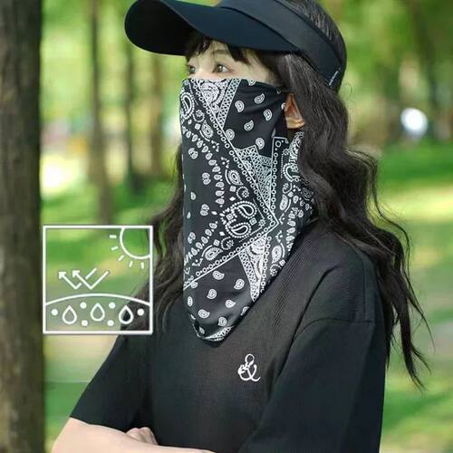 Fashion Punk Sunscreen Mask For Men Women Summer UV Protecti
