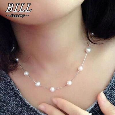 N981 Womens Jewellery Colliers Chain Simulated Pearls Neckla