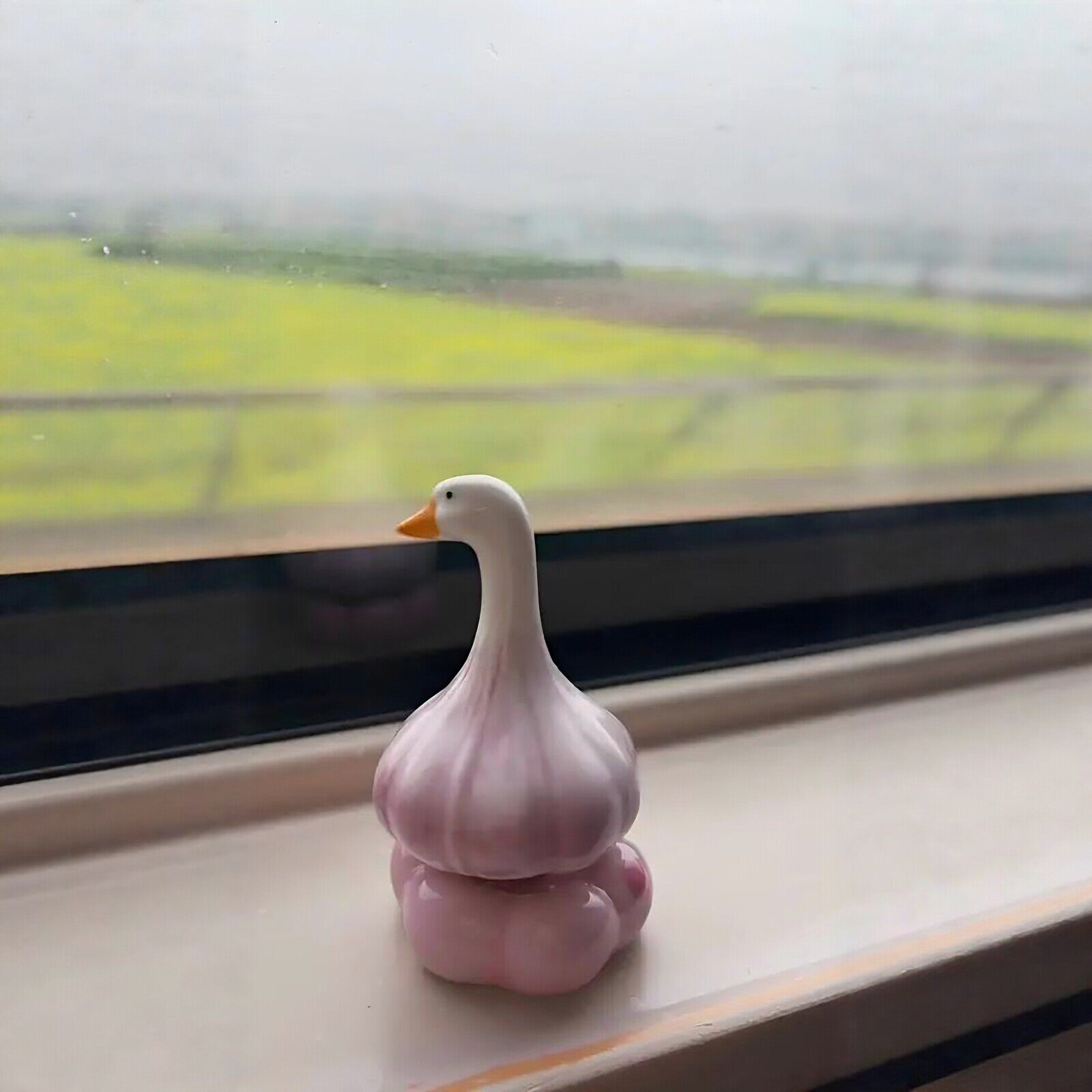 【蒜鸟蒜鸟】蒜鸟景德镇转转摆件蒜了鸭陶瓷可爱桌面摆件送好朋友