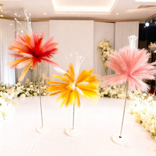 2026新年装饰多巴胺白日焰火门店餐厅氛围感布置创意拍照烟花挂件