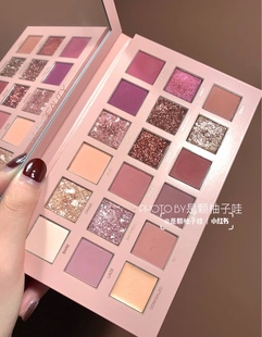 已停产 Gold玫瑰 beauty18色眼影盘Nude裸粉盘Rose Huda