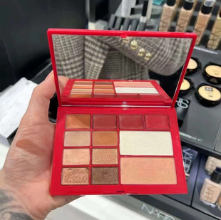 nars限量彩妆综合盘Nonstop口红*4眼影*6高光腮红带刷