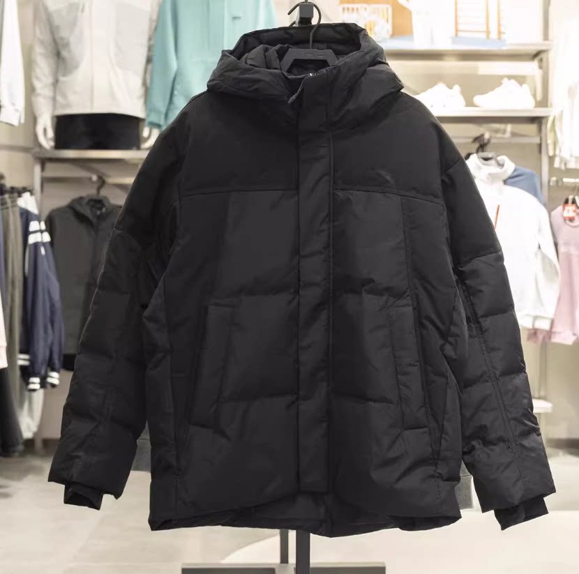 安踏正品男装2025冬新款时户外露营运动鸭绒连帽羽绒服152546907