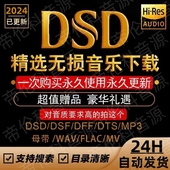 DSD无损音乐HIRES母带WAV HIFI车载视频MP3高品质音源下载包 FLAC