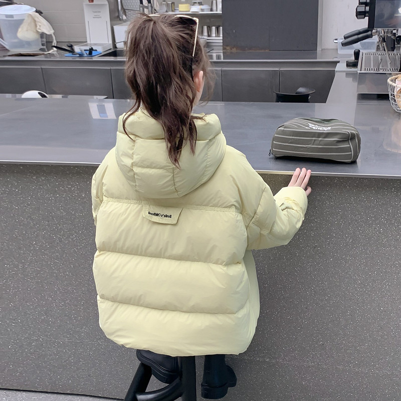 女童棉服2025新款冬装儿童网红洋气加厚羽绒棉衣外套女孩冬款棉袄